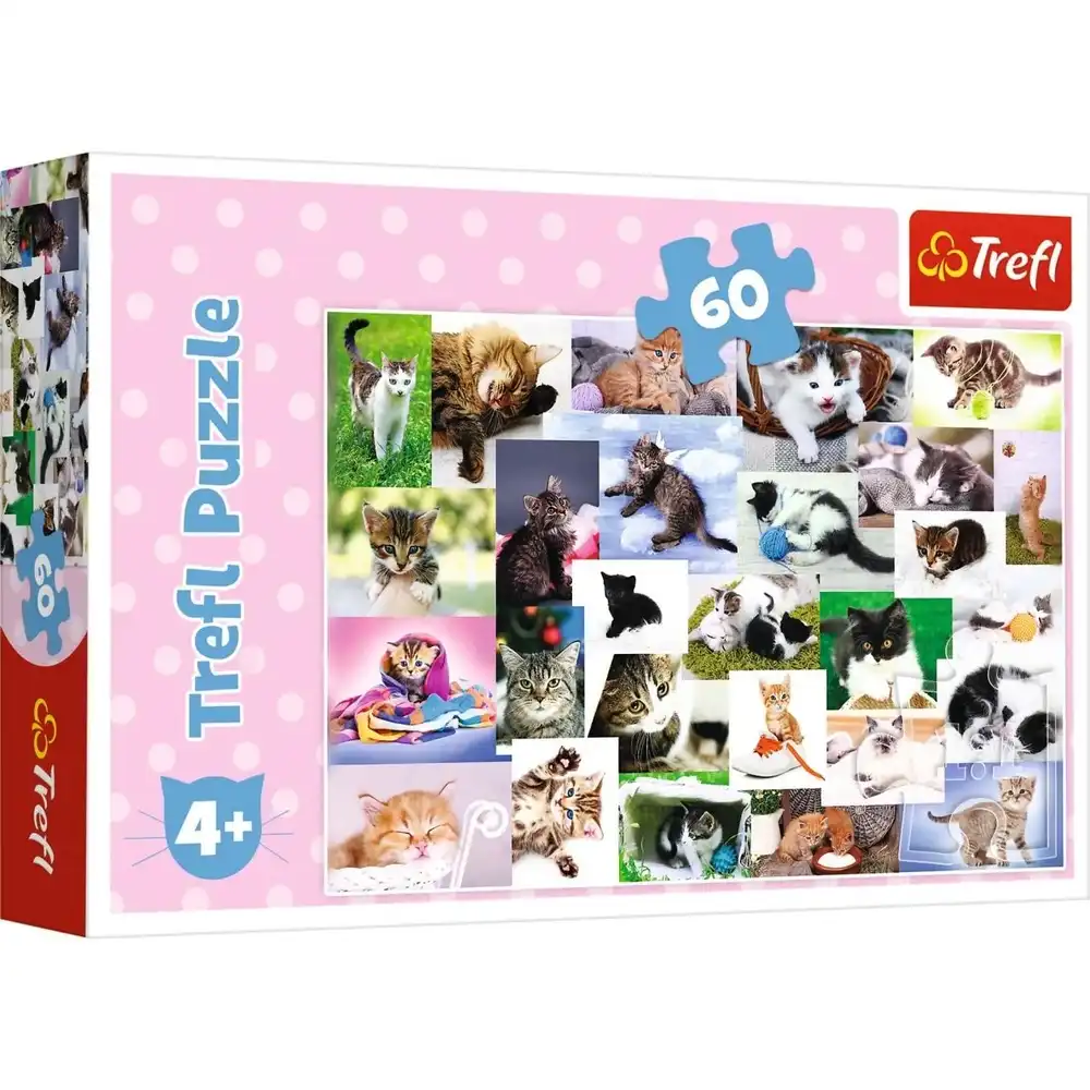 Trefl - Cat's World Puzzle 60 Pieces - 17332