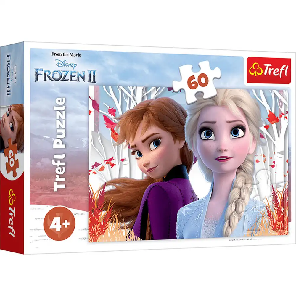 Trefl - The Enchanted World of Anna and Elsa Frozen Puzzle 60 Pieces - 17333