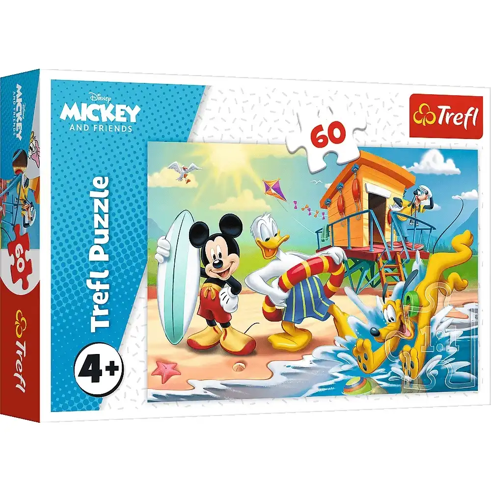 Trefl - Interesting Day for Mickey and Friends Puzzle 60 Pieces - 17359