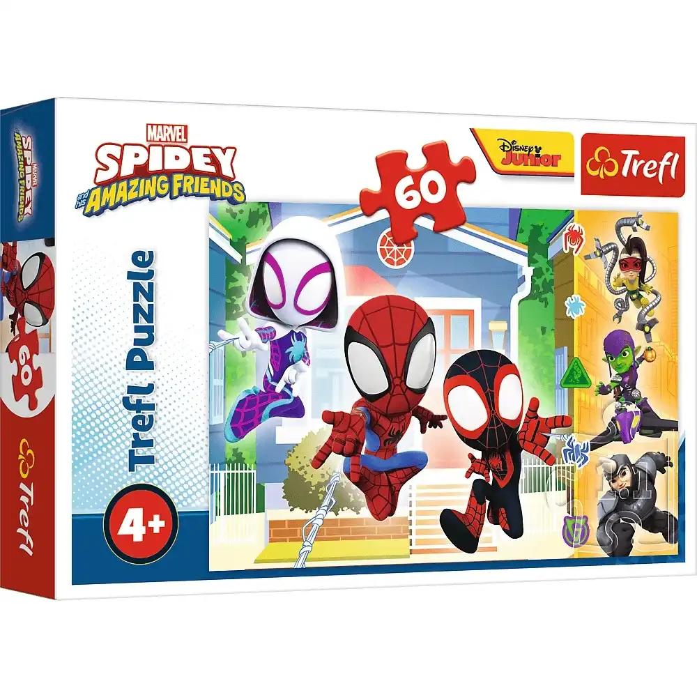 Trefl - In Spideys World Puzzle 60 Pieces - 17371