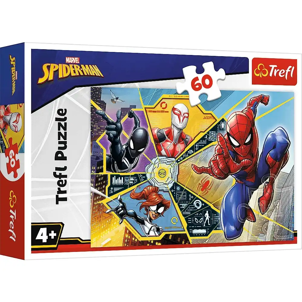 Trefl - Marvel Spiderman On the Web 60 Pieces - 17372