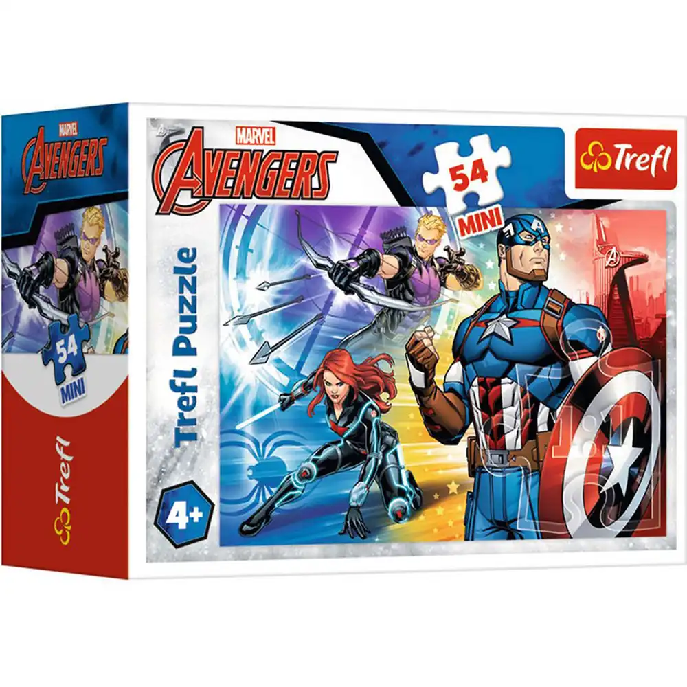 Trefl - Avengers Heroes Mini Puzzle Stand 54 Pieces - 19614