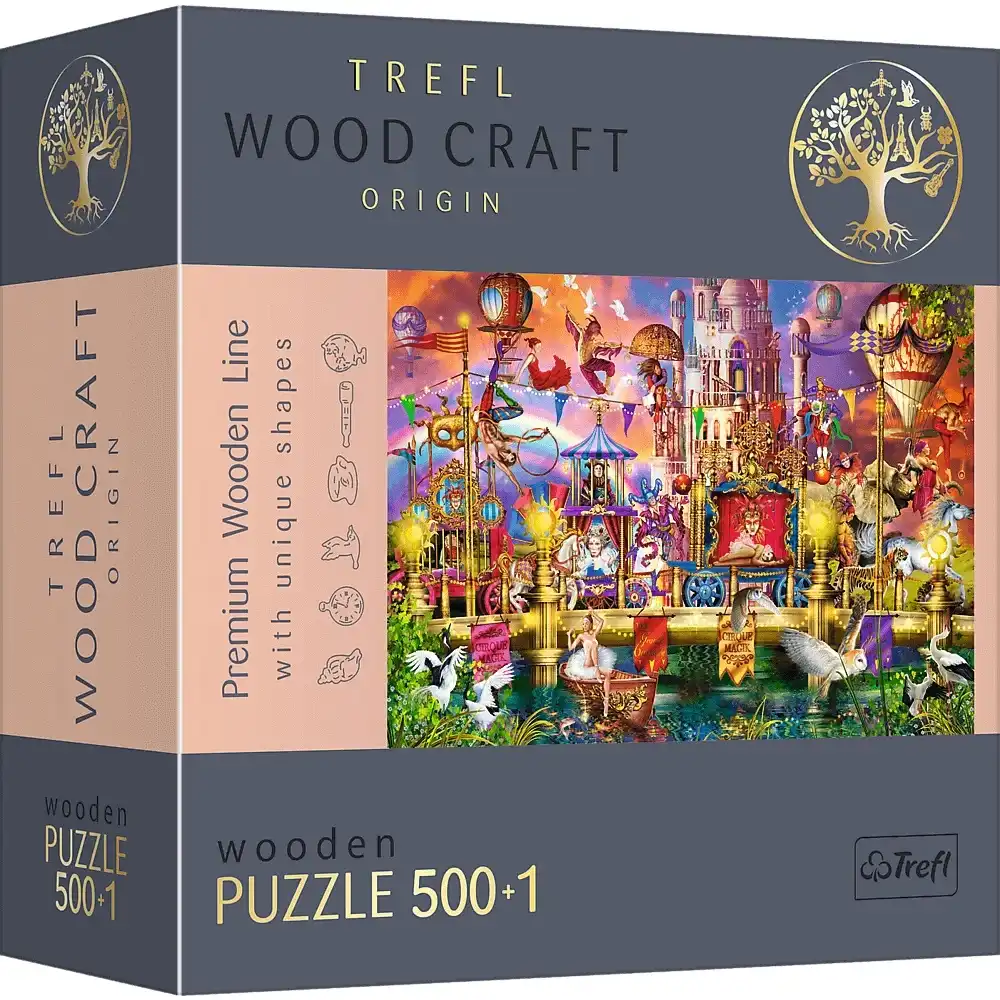 Trefl - Wood Craft Magical World Wood Puzzle 500+1 Pieces - 20156