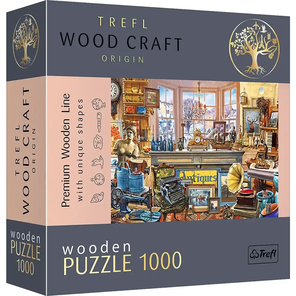 Trefl - Wood Craft Antiques Shop Wooden Puzzle 1000 Pieces - 20175