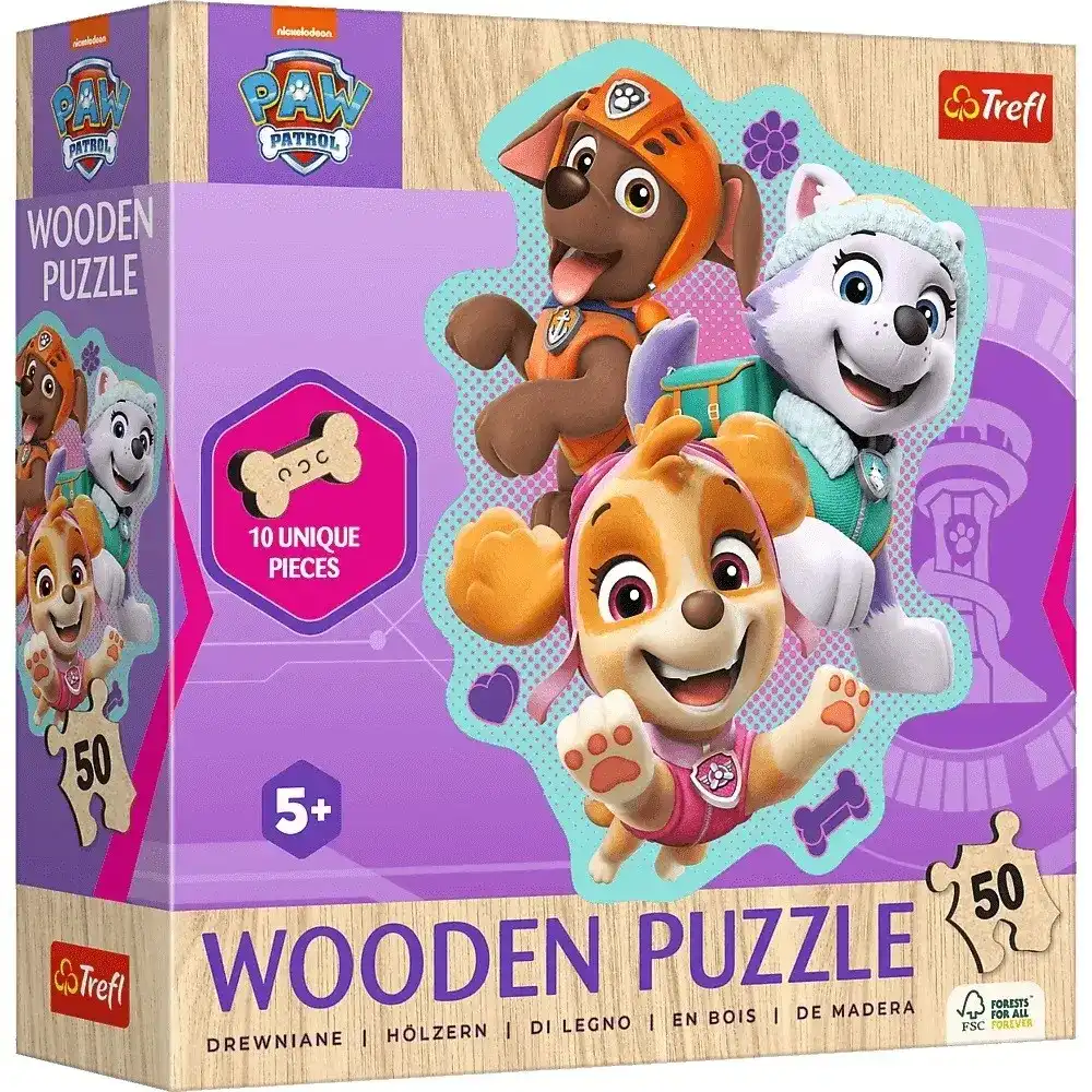 Trefl - Pow Patrol Wooden Puzzle 50 Pieces - 20258