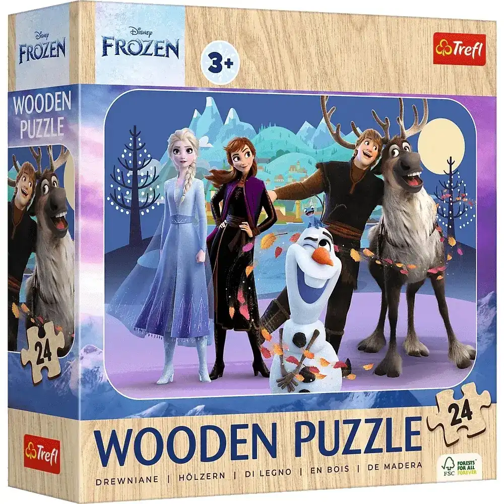 Trefl - Disney Frozen Wooden Puzzle 24 Pieces - 20264