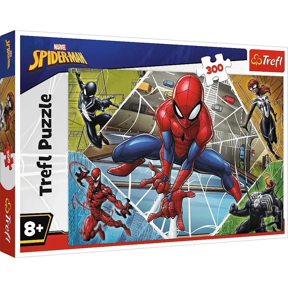 Trefl - Marvel Spiderman Brilliant Spiderman Puzzle 300 Pieces - 23005