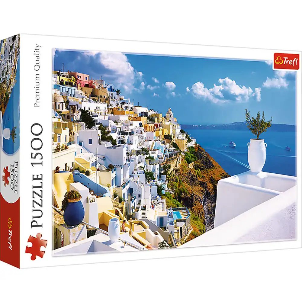 Trefl - Santorini Greece Puzzle 1500 Pieces - 26119