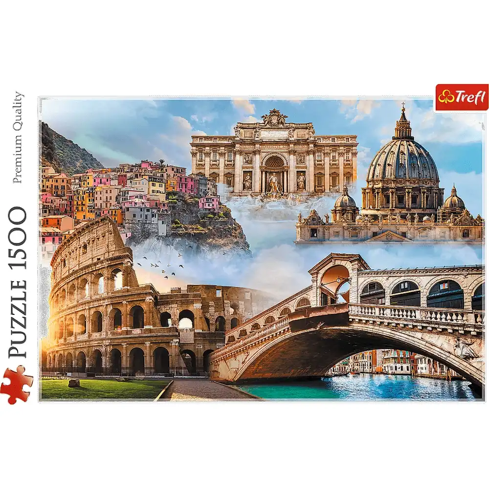 Trefl - Favorite places in Italy Puzzle (1500 Pcs) - 26203