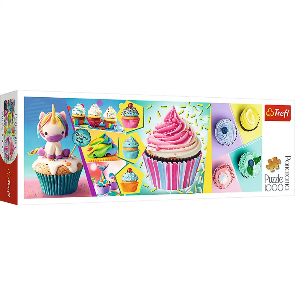 Trefl - Panorama Colourful Cupcake Puzzle 1000 Pieces - 29045