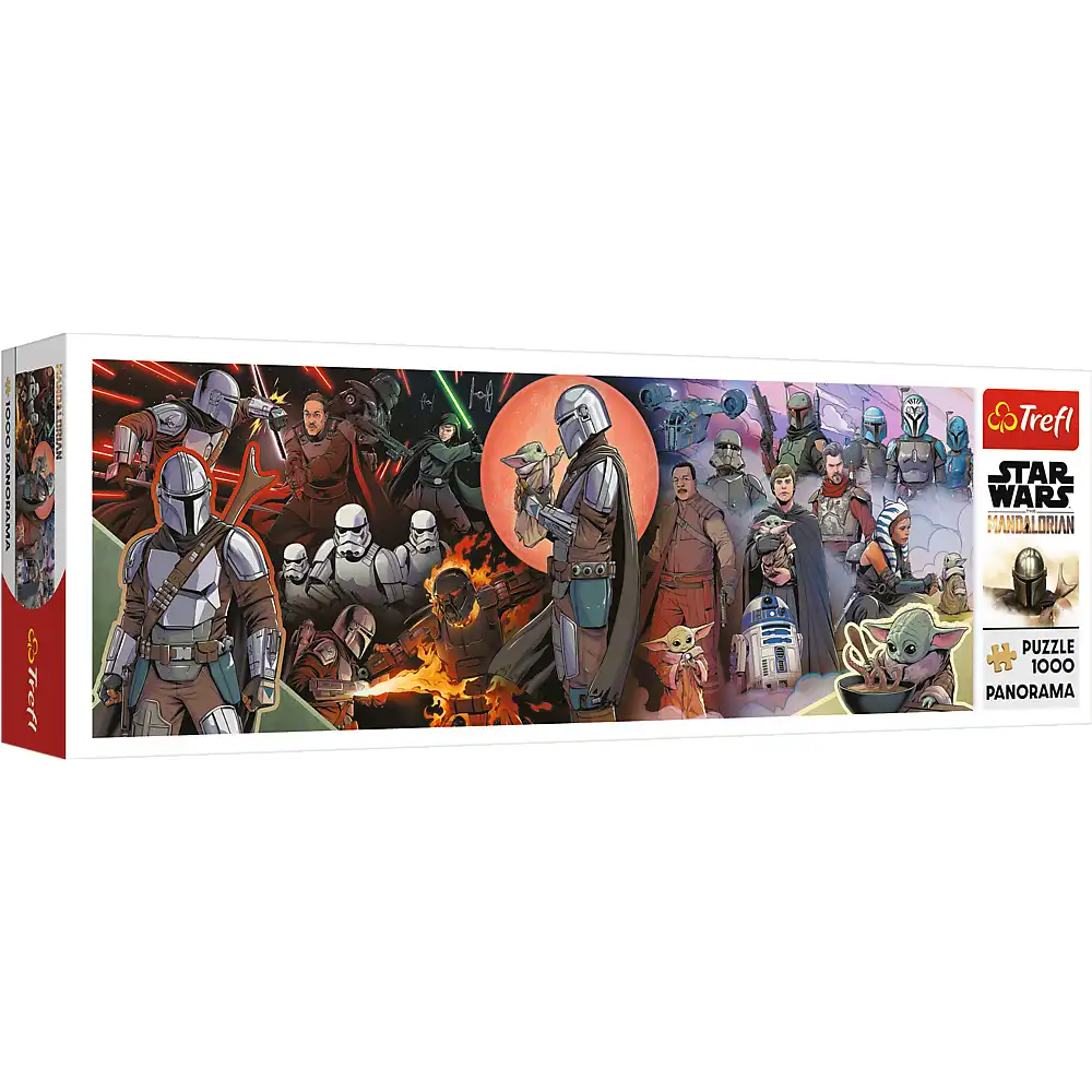 Trefl - Adventures of the Mandalorian Panorama Puzzle 1000 Pieces - 29052