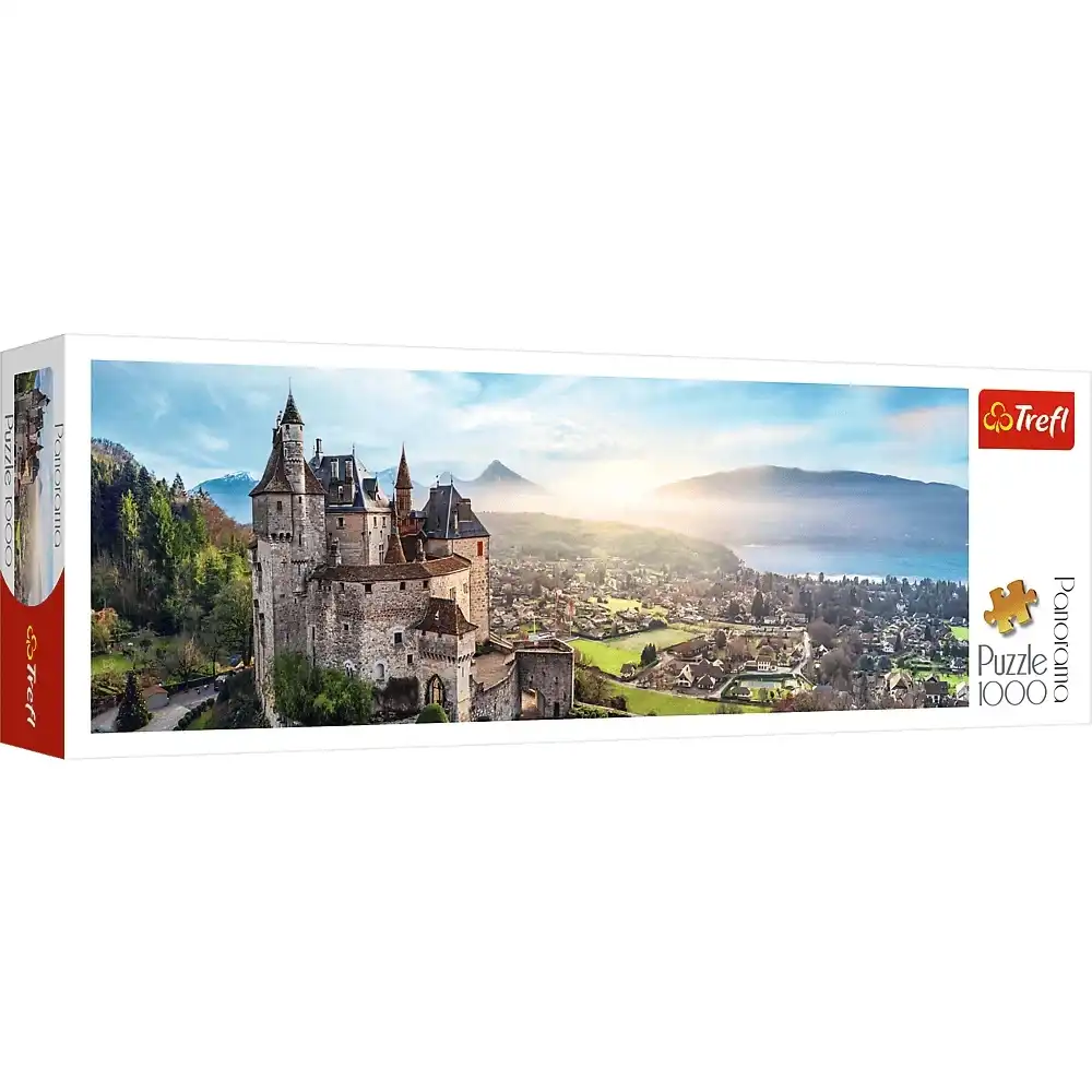 Trefl - Menthon Castle, France Panorama Puzzle 1000 Pieces - 29055