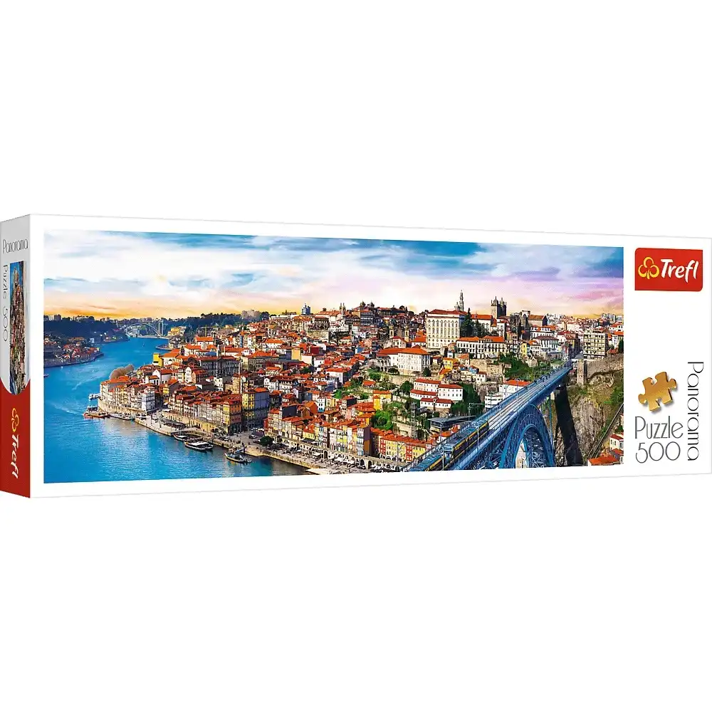 Trefl - Porto Portugal Panorama Puzzle 500 Pieces - 29502