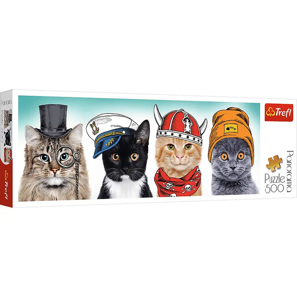 Trefl - Fluffy Team Panorama Puzzle 500 Pieces - 29504