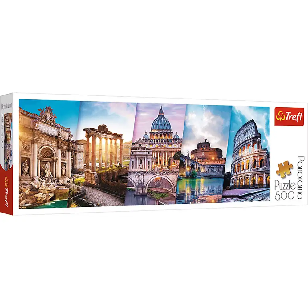Trefl - Travel to Italy Panorama Puzzle 500 Pieces - 29505