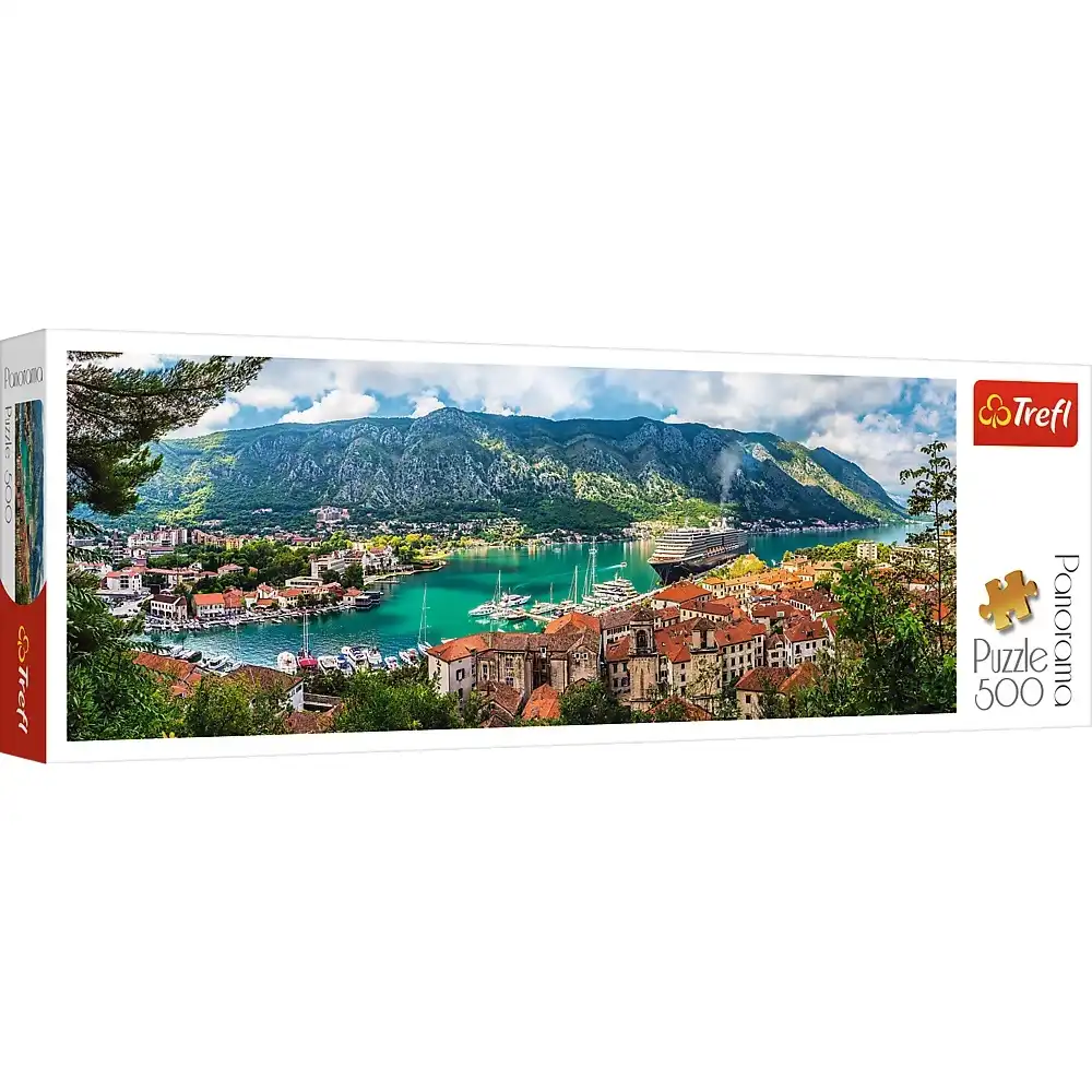 Trefl - Kotor Montenegro Panorama Puzzle 500 Pieces - 29506