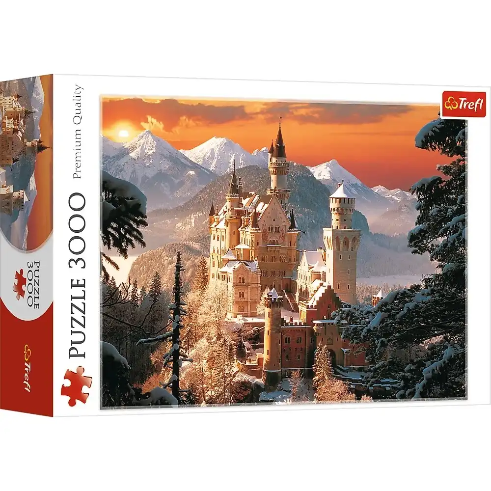 Trefl - Neuschwanstein Castle in the Wintertime Puzzle 3000 Pieces - 33025
