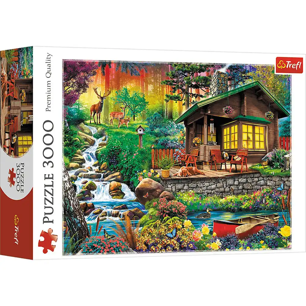 Trefl - A Cabin in the Woods Puzzle 3000 Pieces - 33074
