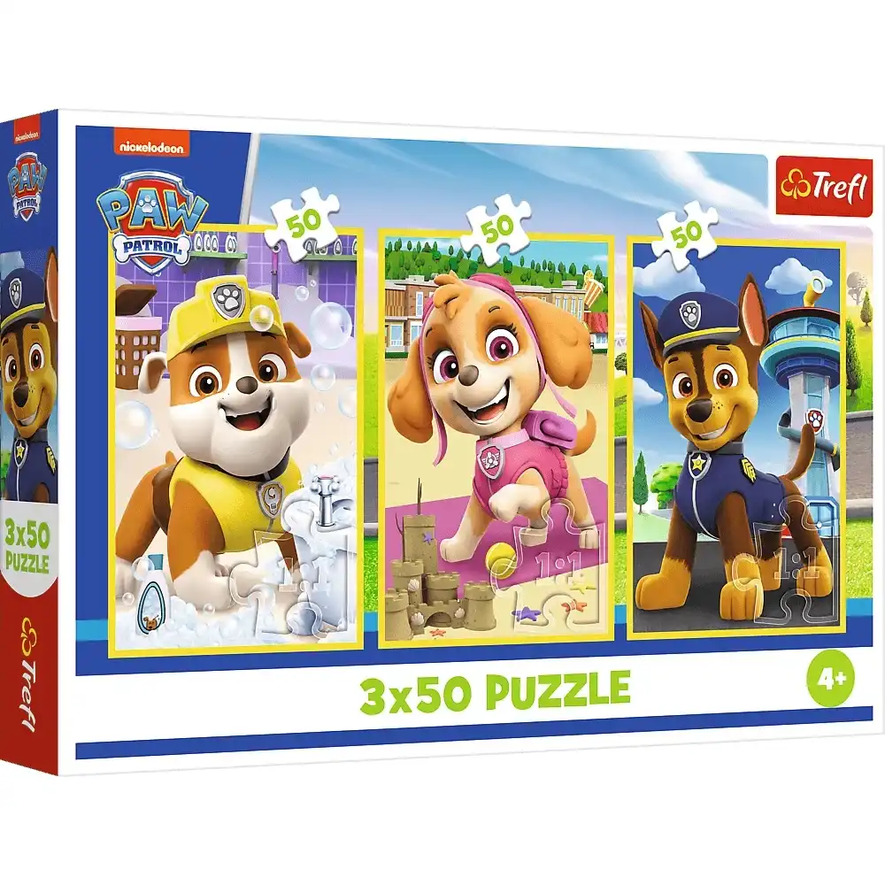 Trefl - Pow Patrol Puzzle 50+50+50 Pieces - 34878