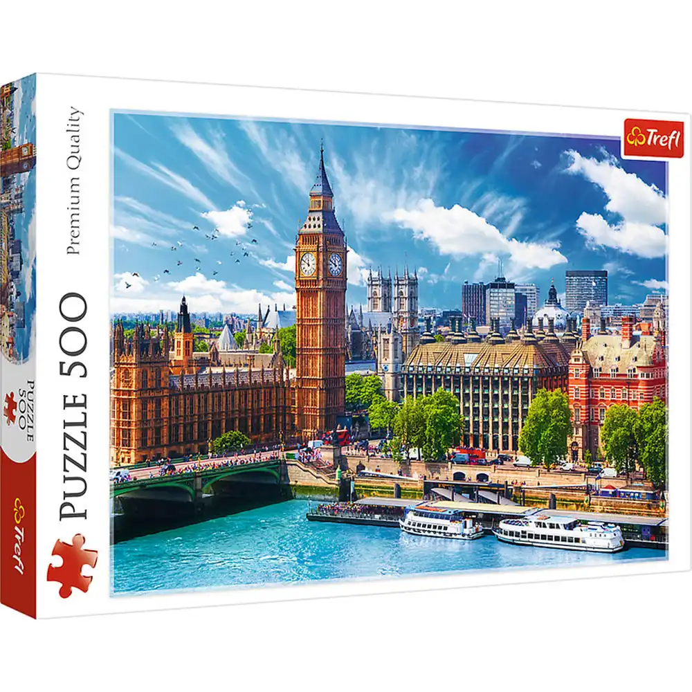 Trefl - 500 Pieces Sunny Day in London Puzzle - 37329