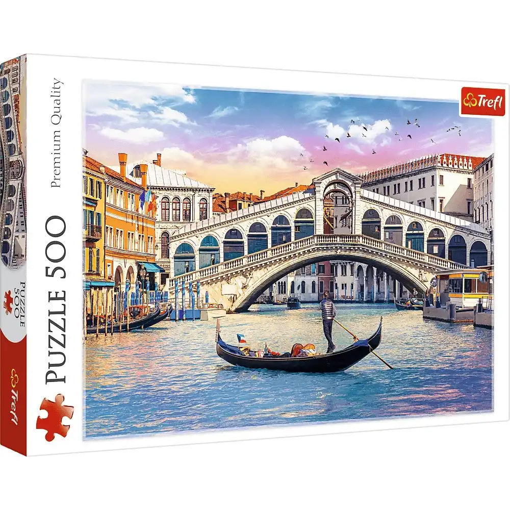 Trefl - Rialto Bridge, VeniceItaly Italy Puzzle 500 Pieces - 37398