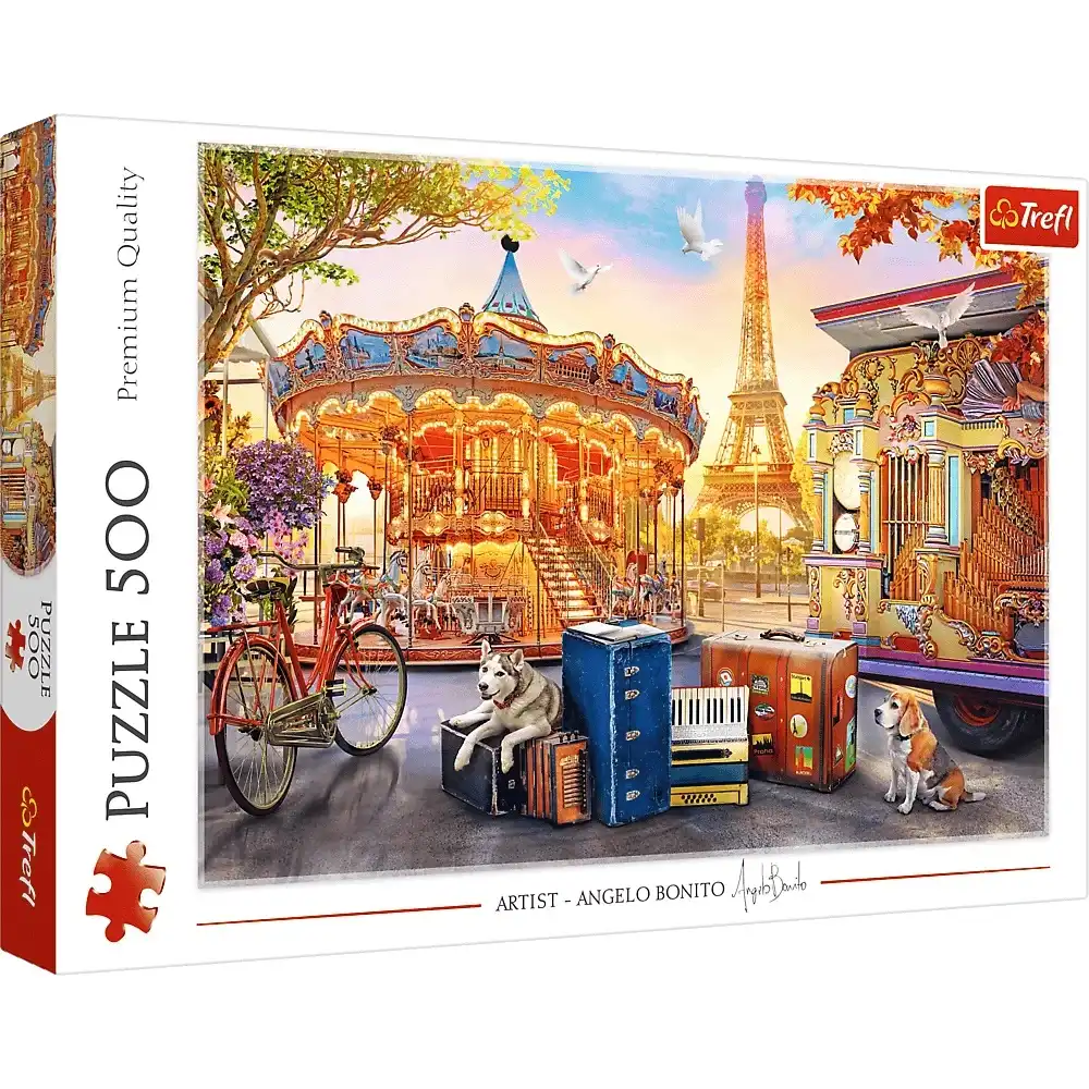 Trefl - Holidays in Paris Puzzle 500 Pieces - 37426
