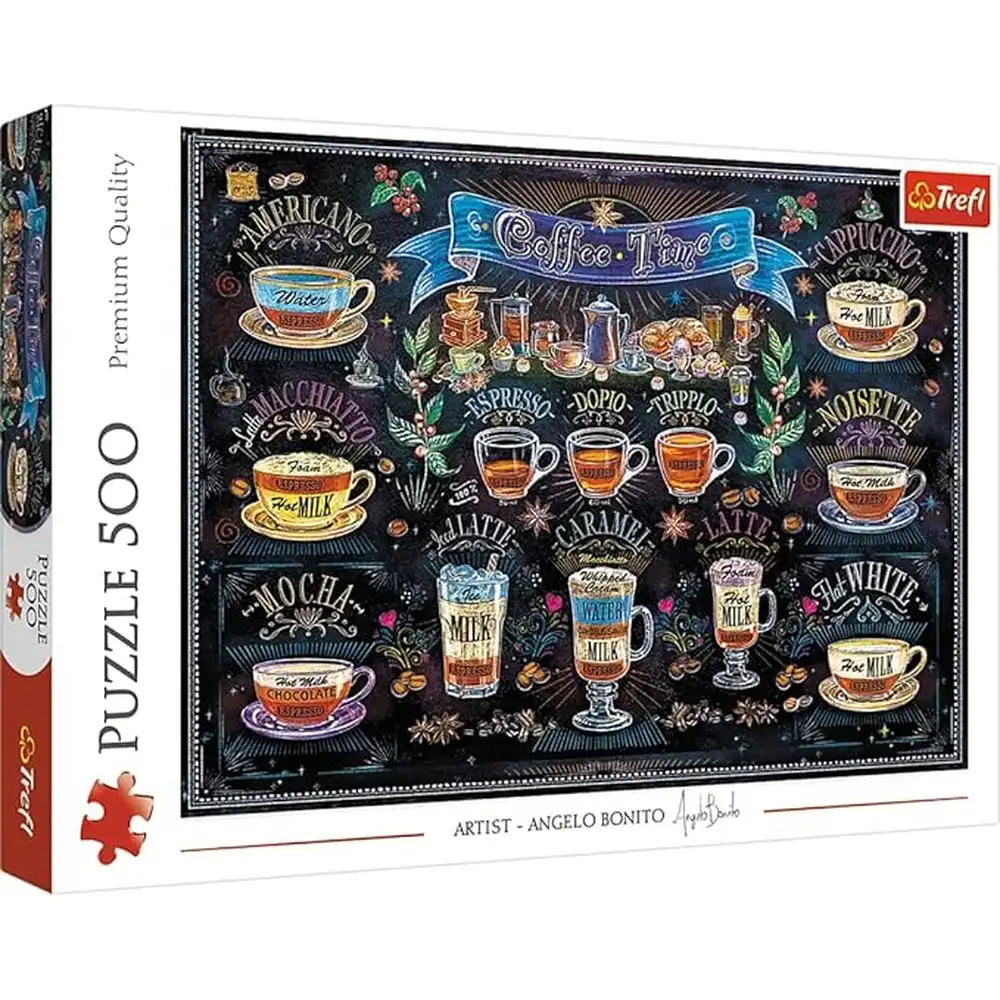 Trefl - Coffee Time Puzzle 500 Pieces - 37449