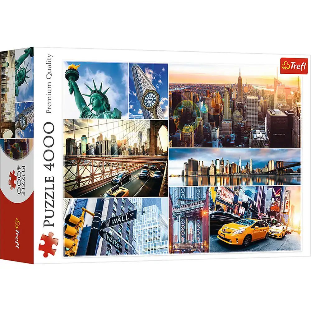 Trefl - New York Collage Puzzle 4000 Pieces - 45006
