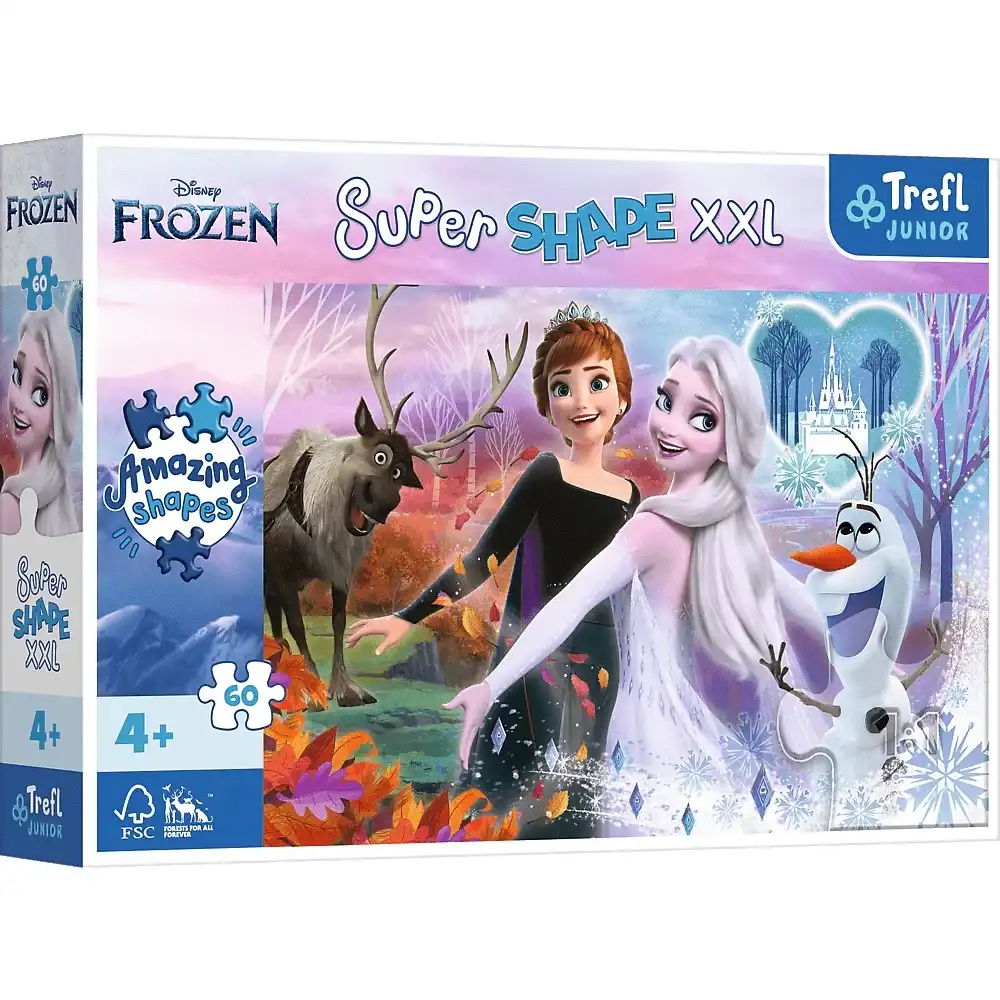 Trefl - Junior Frozen Dancing Sisters XXL Puzzle 60 Pieces - 50010