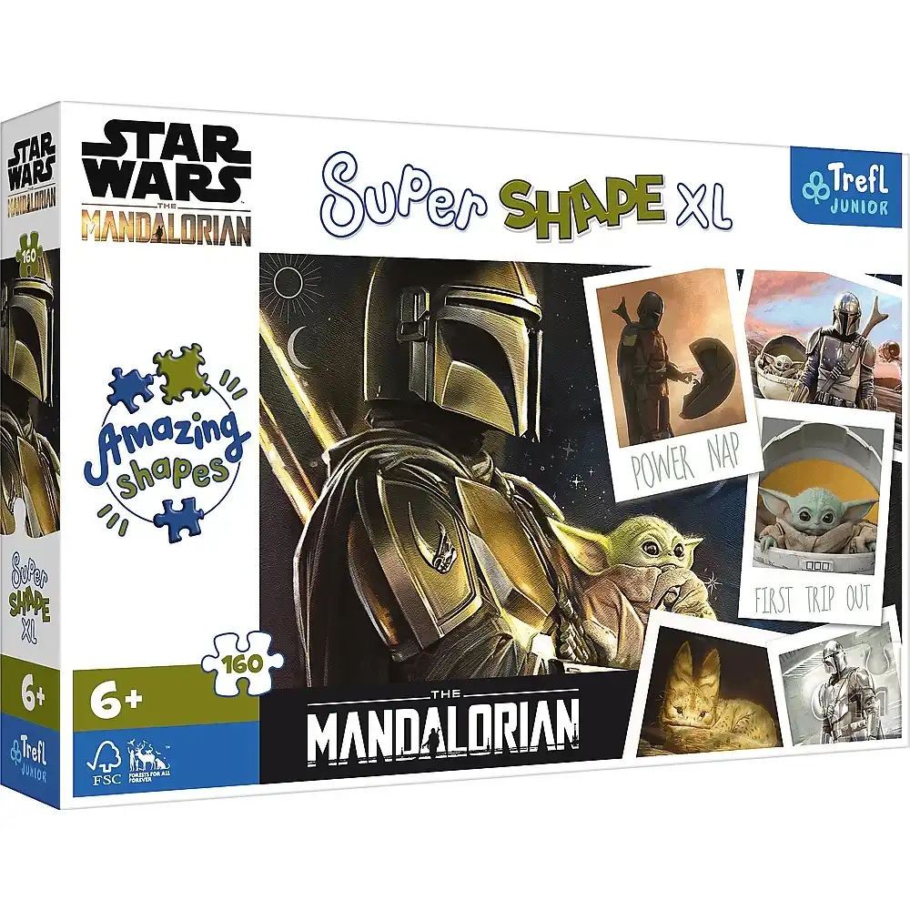 Trefl - Junior Star Wars The Mandalorian Puzzle 160 Pieces - 50035
