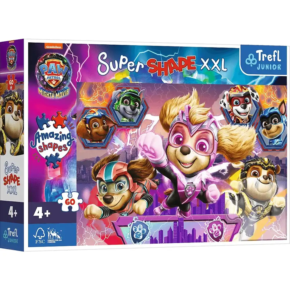 Trefl - Junior Paw Patrol Happy Dogs XXL Puzzle 60 Pieces - 50036