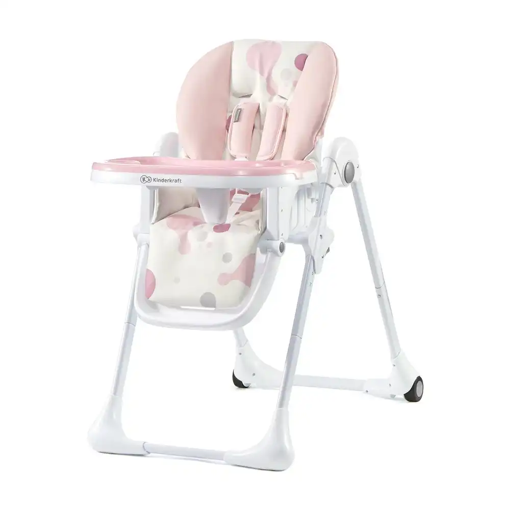Kinderkraft - Baby High Yummy Chair Pink - 6277