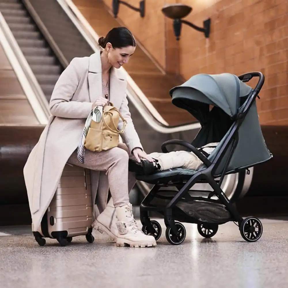 Kinderkraft - Spacerowy Nubi 2 Stroller - Beige - 22093