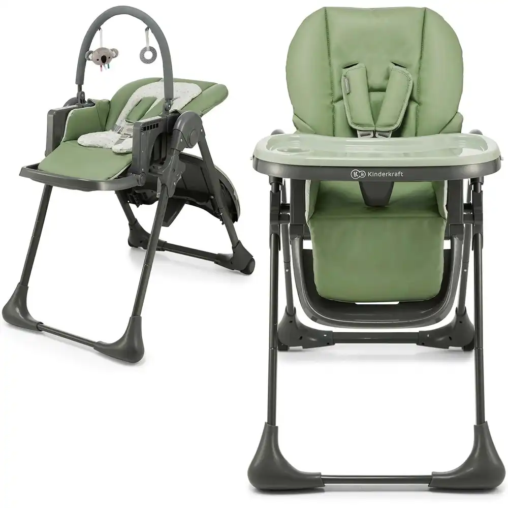Kinderkraft - Tummie High Chair - Green - 5032