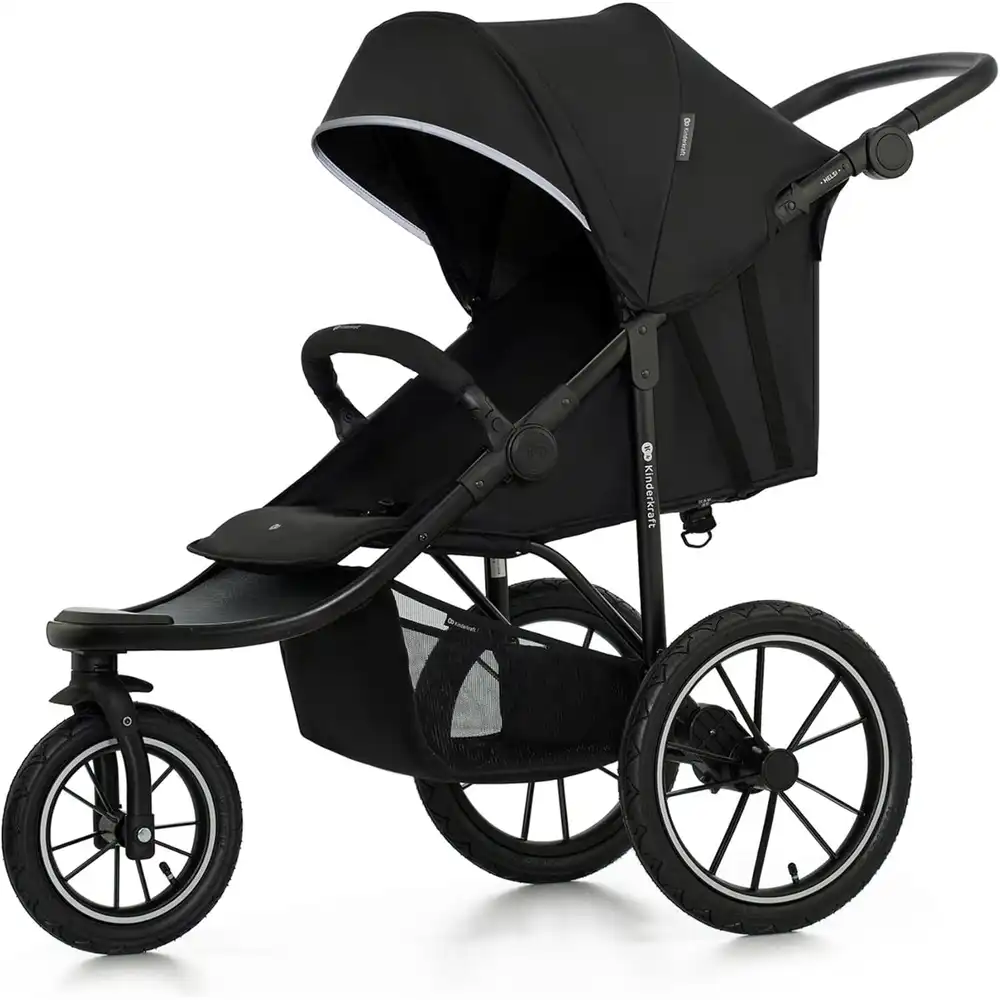 Kinderkraft - Pushchair Helsi 2 Set For Kids - Black - 6046