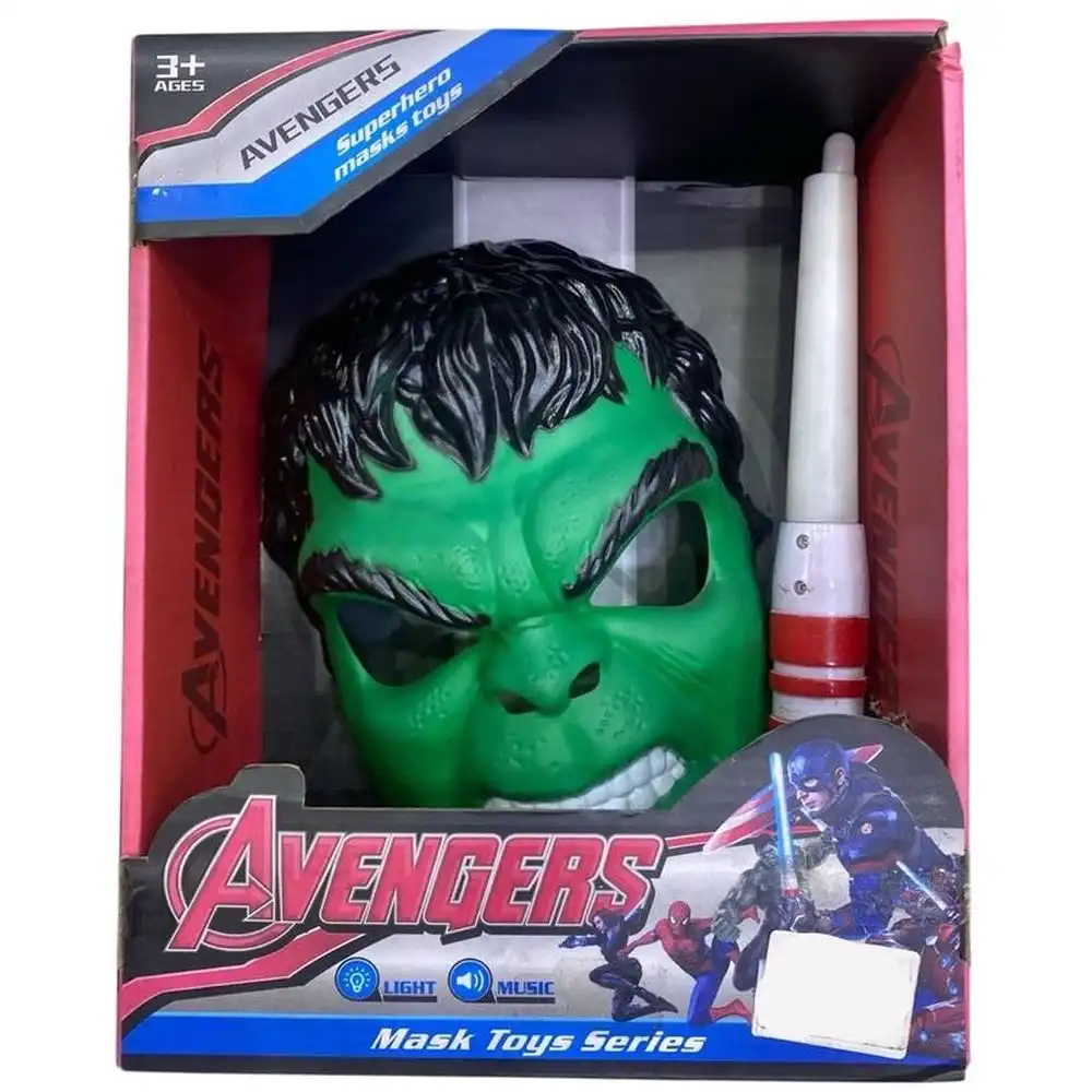 Avengers Superhero Hulk Mask With Sword And Lights -  6421