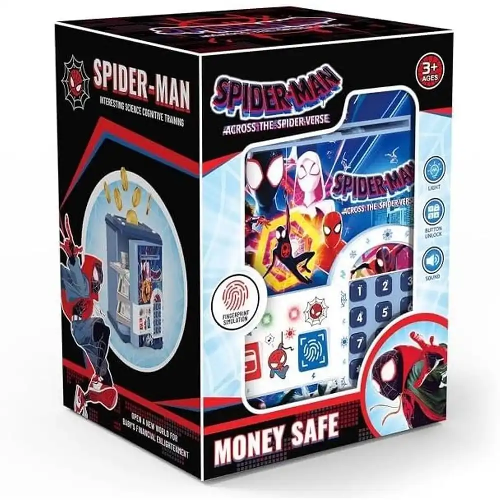 Spiderman Piggy Bank With Password - 9253