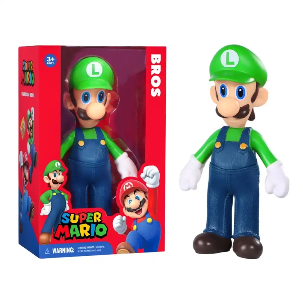 Super Mario Show Luigi Action Model 27 cm - 6002