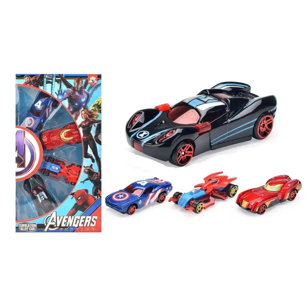Avengers Endgame Simulation Alloy Car 4 Pieces - 052-1