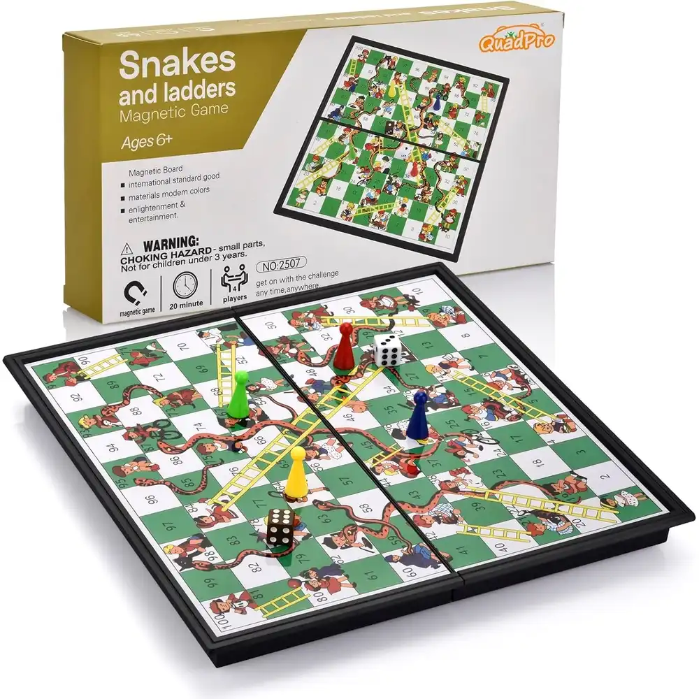 Snakes & Ladder Magnetic Board Game - 3207