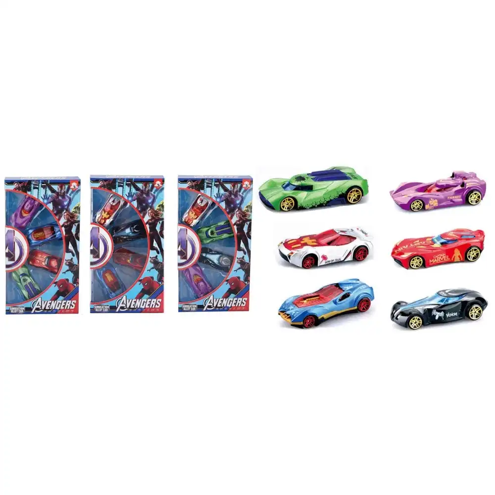 Avengers Endgame Simulation Alloy Car (4 Pieces)(4 Packages) - 052-2