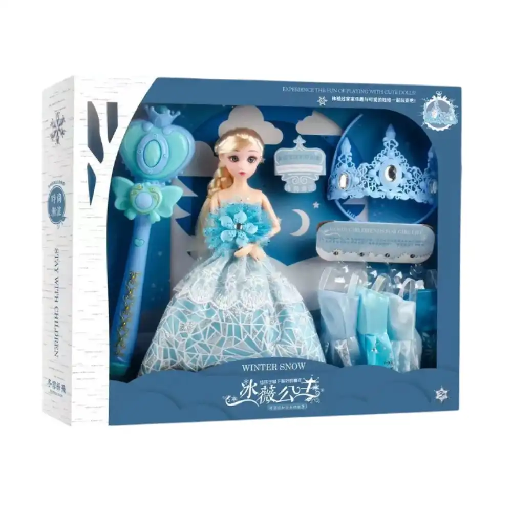 Disney Frozen Elsa 11.5 Inch Doll with Real Eye Ice and Accessories - 999-D23