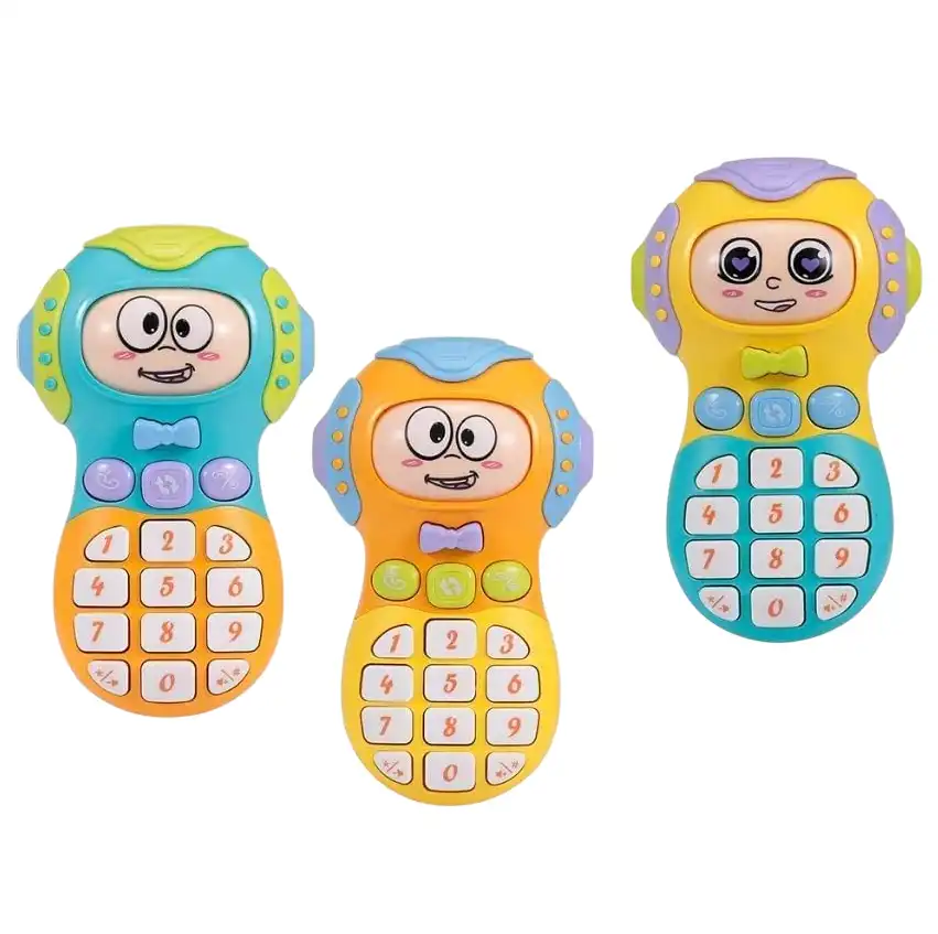 Face Mobile Phone with Lights & Sounds (3 Colors) - 855-39D