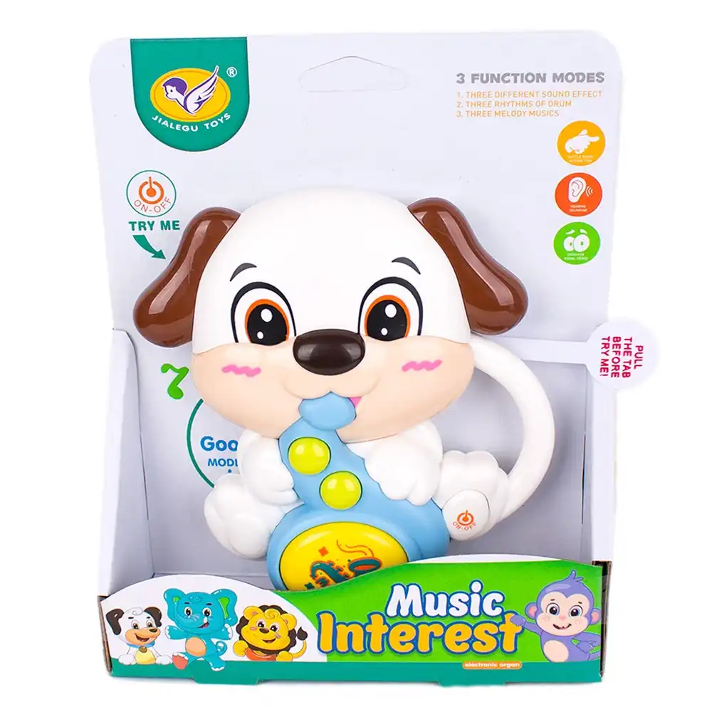 Puppy Saxophone Musical Educational Game with Lights & Sounds - 855-43D