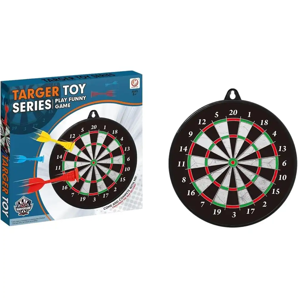 Magnetic Dart Game 12-inch with 9 Sticky Arrows - A2412-3