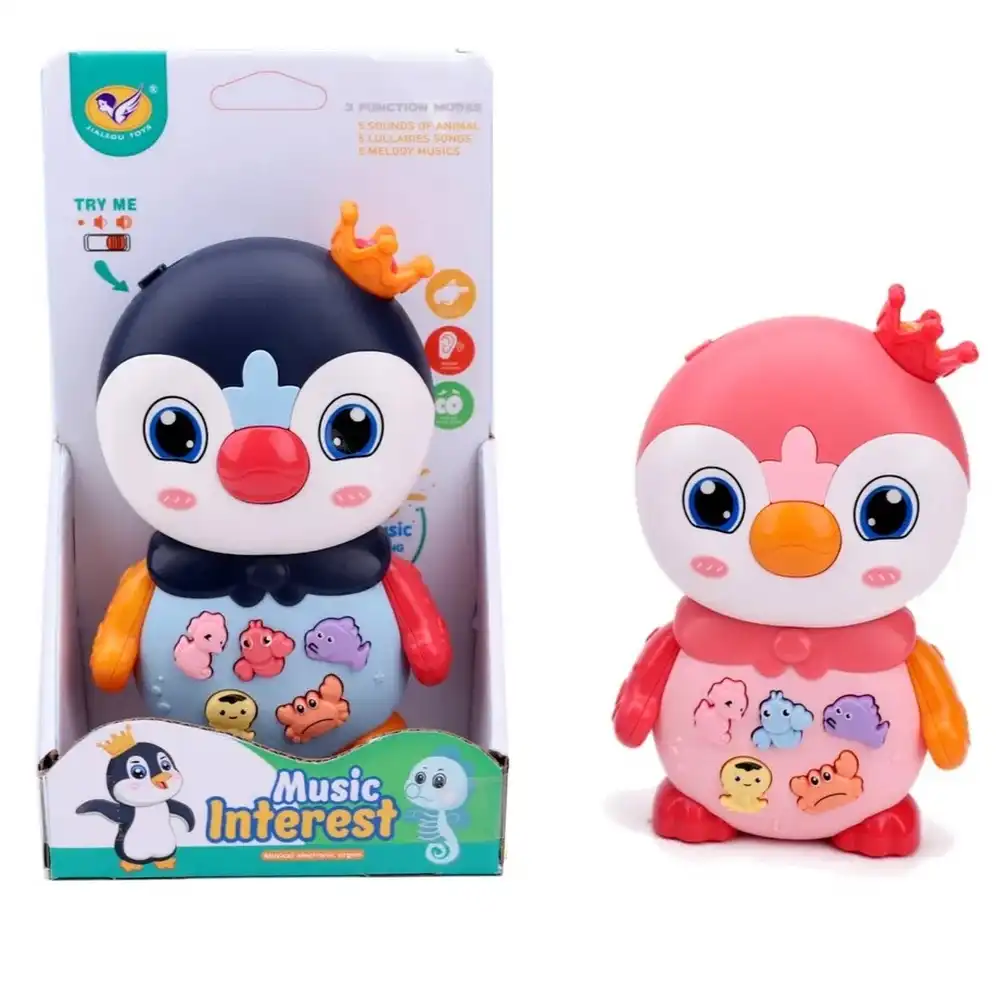 Penguin Electronic Organ Musical Educational Game with Lights & Sounds (2 Colors) - 855-115D