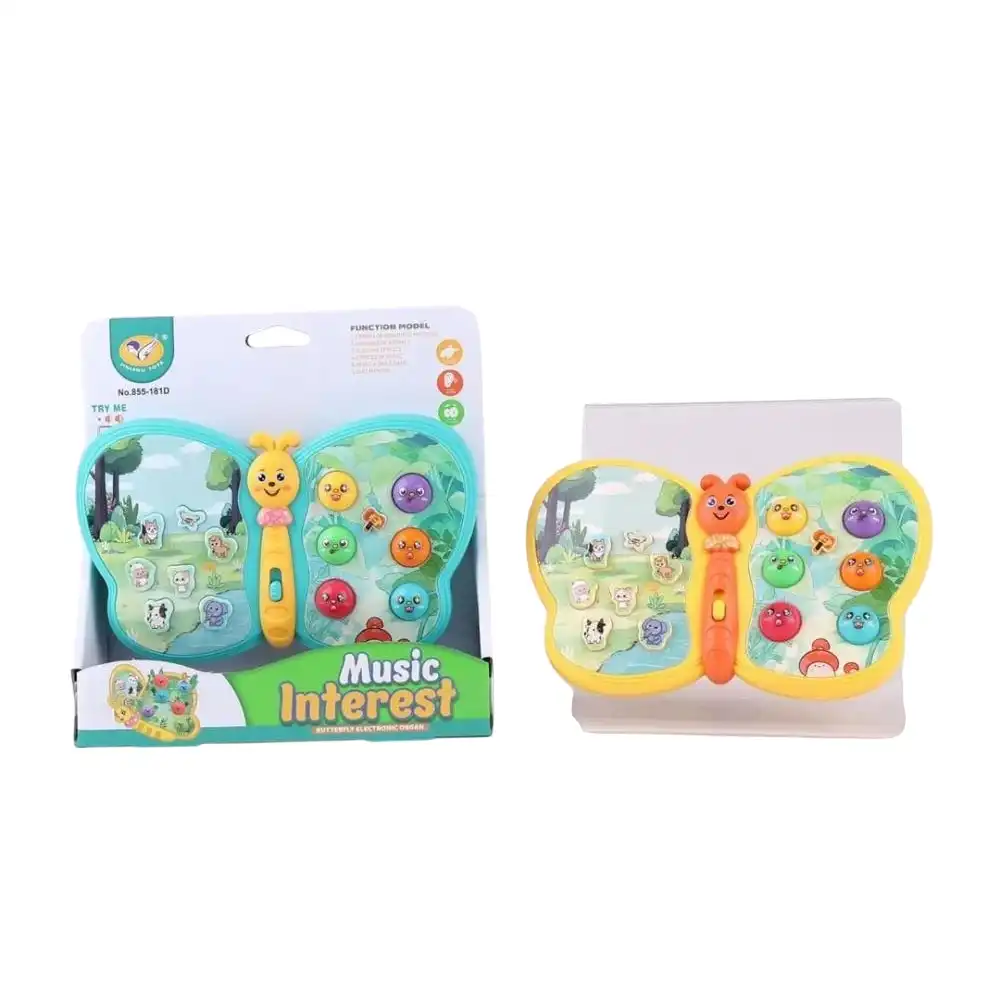 Butterfly Musical Educational Game with Lights & Sounds (2 Colors) - 855-181D