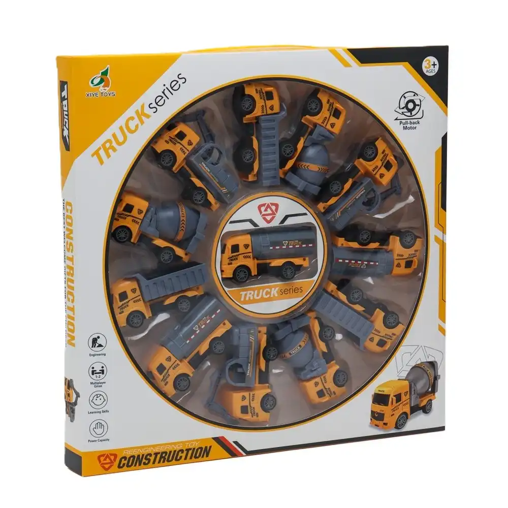 Truck Series Construction Vehicles 12 Pieces - XY328-A13