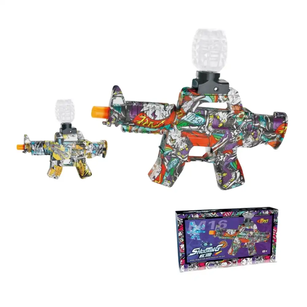 M4A1 Electric Water Bullet Gun & Foam Bullets 2 in 1 (2 Colors) - ST681B