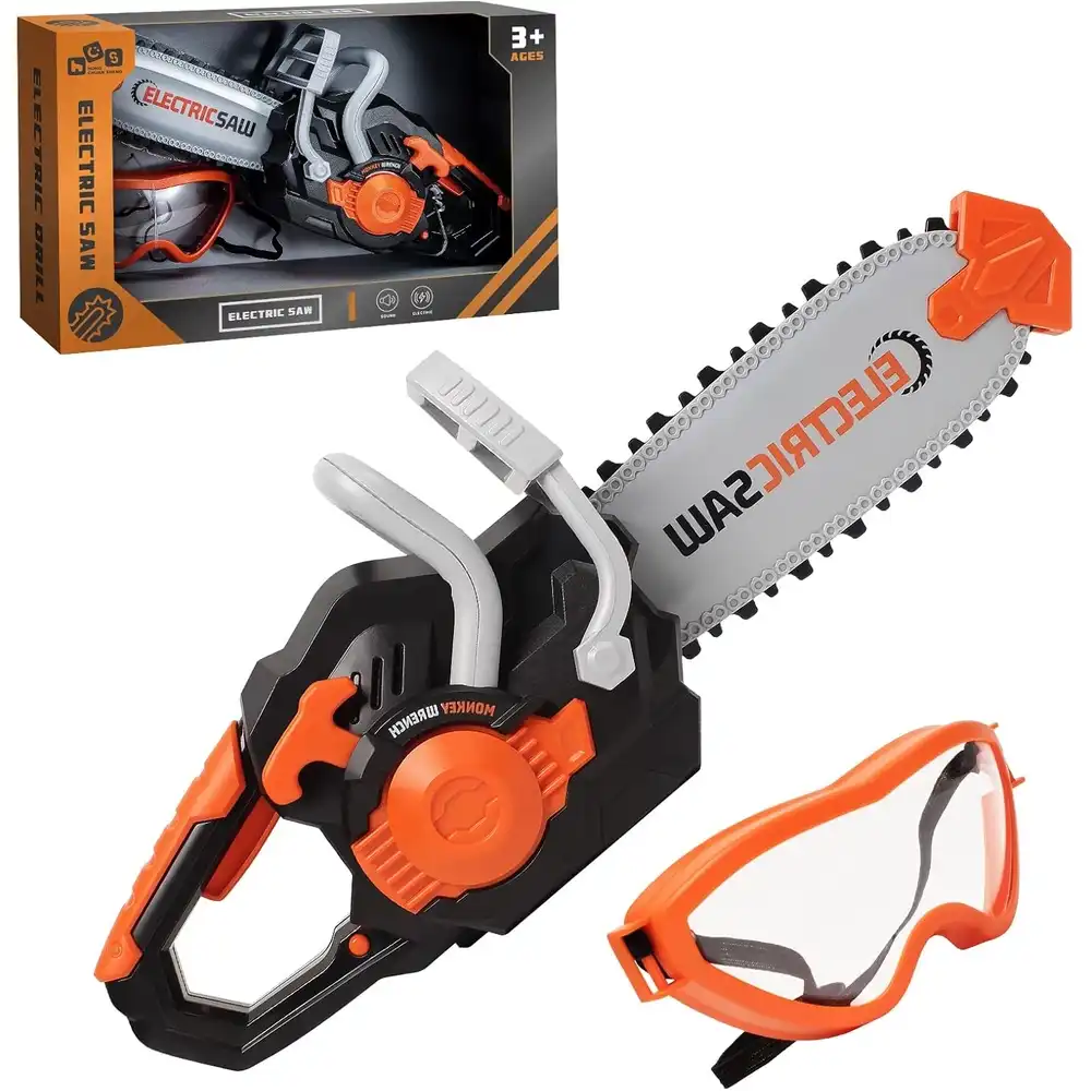 Electric Saw Simulation Tool Set with Glasses - 778-2